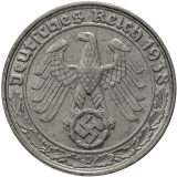 50 Reichspfennig 1938 D