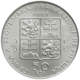 50 Kčs Mariánské Lázně 1991