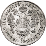 5 Krejcar 1846 A - Ferdinand V.
