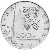 200 Kč - 650. výročí založení kláštera Na Slovanech-Emauzy 1997