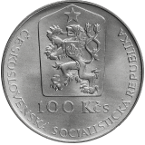 100 Kčs Dvěstěpadesáté výročí úmrtí Ján Kupeckého 1990