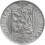 50 Kčs Sedmdesáté výročí narození Josefa Stalina 1949