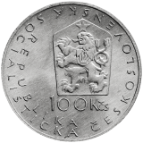 100 Kčs 150. výročí narození Jana Nerudy 1984