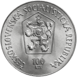 100 Kčs Třísté výročí narození Mateja Bela 1984
