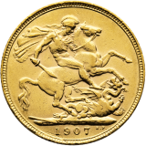 Gold Sovereign 1907 - Edward VII.