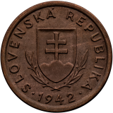 10 haléř 1942