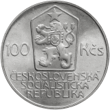 100 Kčs Stopadesáté výročí úmrtí Karla Hynka Máchy 1986
