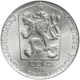 100 Kčs Světová výstava poštovních známek Praga 88 - 1988