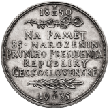 Medaile k 85. narozeninám T.G. Masaryka - 1935 - 42 mm
