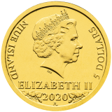 Zlatá investiční mince Český lev 1/25 Oz 2020