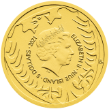 Zlatá investiční mince Český lev 1/25 Oz 2021