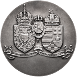 Stříbrná medaile - Karel I. Habsburský