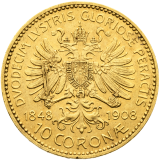 10 Korun 1908 jubilejní
