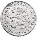 1 koruna 1953