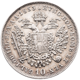 10 krejcar 1853 A