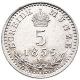 5 krejcar 1859 M
