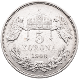 5 Korun 1908 KB