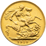Gold Sovereign 1910 - Edward VII.