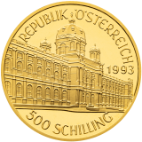 500 Schilling 1993 – 400 let dynastie Habsburků - Proof